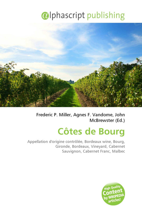 Kniha Côtes de Bourg Agnes F. Vandome