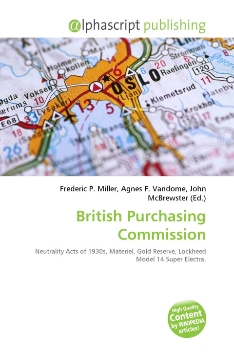 Kniha British Purchasing Commission Agnes F. Vandome