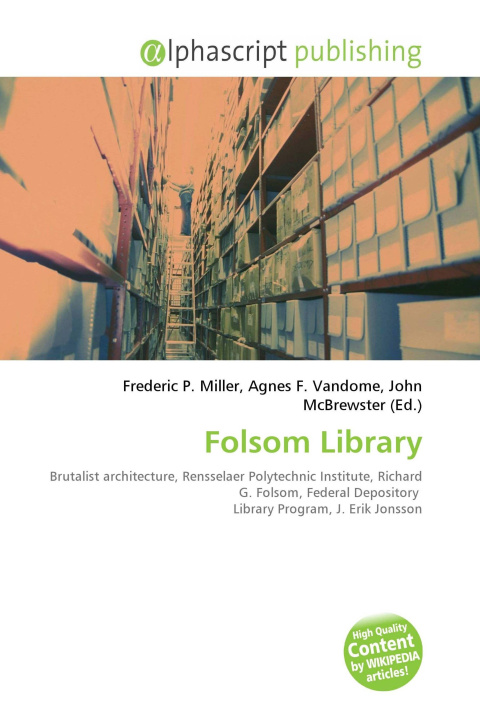 Kniha Folsom Library Agnes F. Vandome
