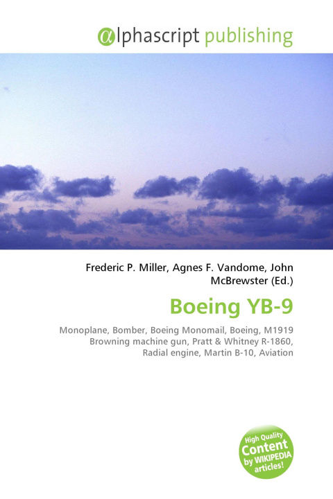 Kniha Boeing YB-9 Agnes F. Vandome