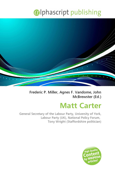 Kniha Matt Carter Agnes F. Vandome
