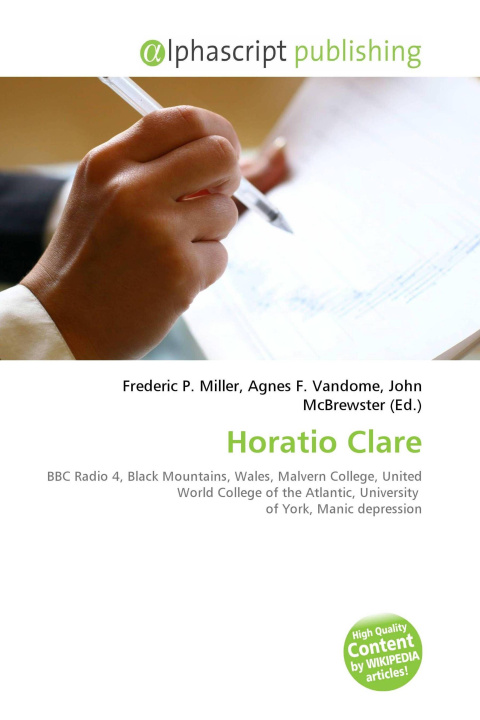 Kniha Horatio Clare Agnes F. Vandome