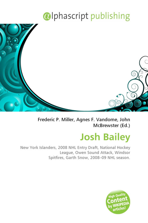 Kniha Josh Bailey Agnes F. Vandome