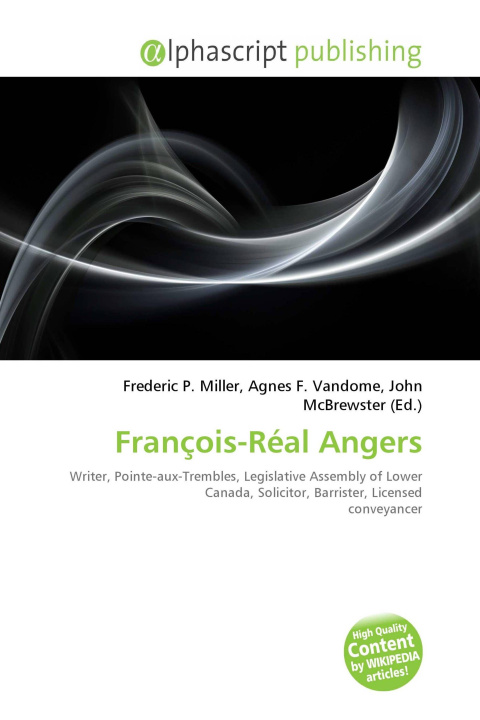 Kniha François-Réal Angers Agnes F. Vandome