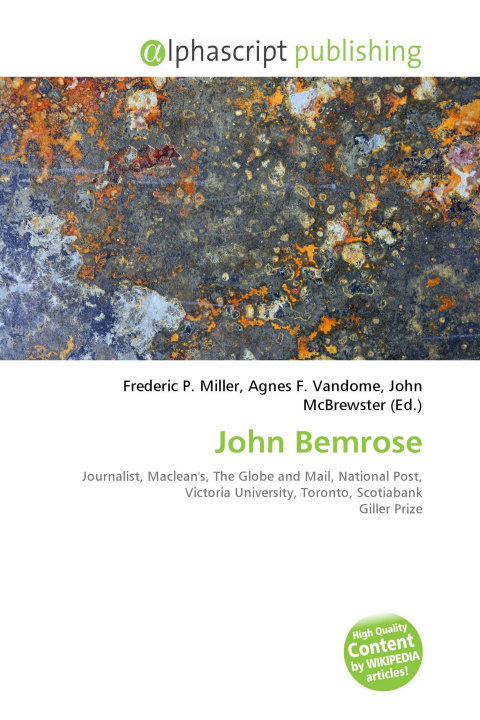 Kniha John Bemrose Agnes F. Vandome