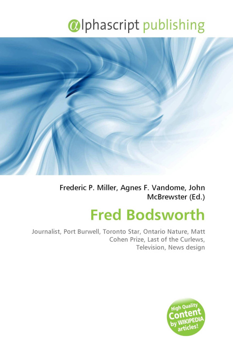 Kniha Fred Bodsworth Agnes F. Vandome