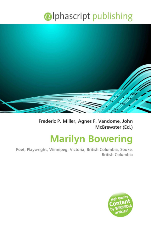 Kniha Marilyn Bowering Agnes F. Vandome
