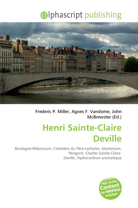 Kniha Henri Sainte-Claire Deville Agnes F. Vandome