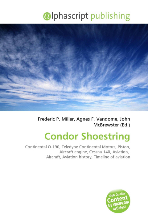 Kniha Condor Shoestring Agnes F. Vandome