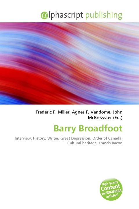 Kniha Barry Broadfoot Agnes F. Vandome