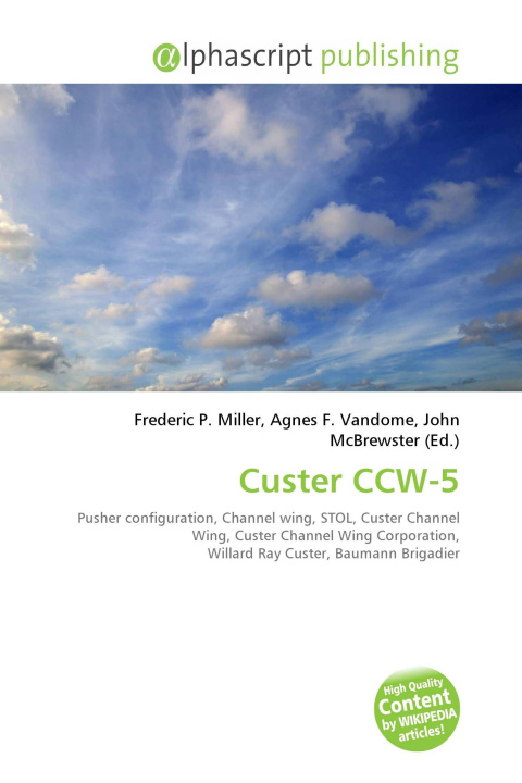 Knjiga Custer CCW-5 Agnes F. Vandome