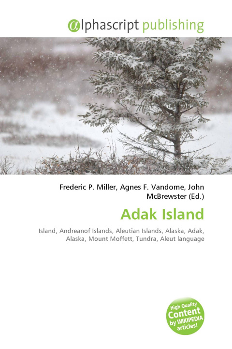 Kniha Adak Island Agnes F. Vandome