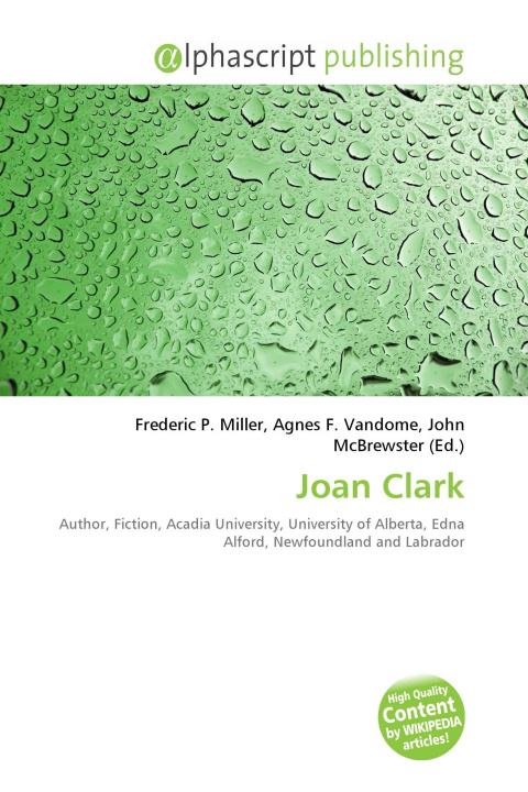 Kniha Joan Clark Agnes F. Vandome