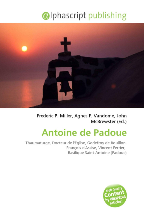 Kniha Antoine de Padoue Agnes F. Vandome