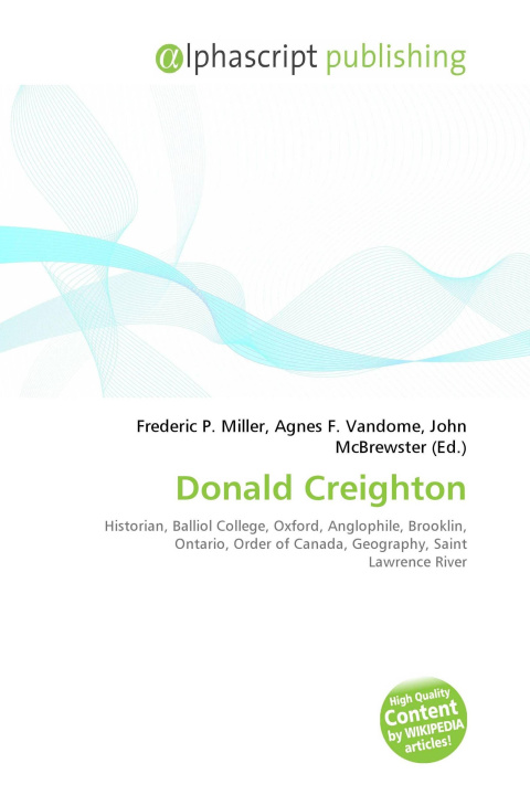 Kniha Donald Creighton Agnes F. Vandome