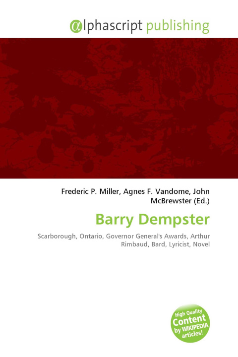 Kniha Barry Dempster Agnes F. Vandome