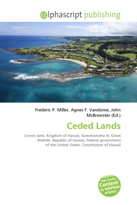 Kniha Ceded Lands Agnes F. Vandome