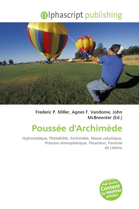 Knjiga Poussée d'Archimède Agnes F. Vandome
