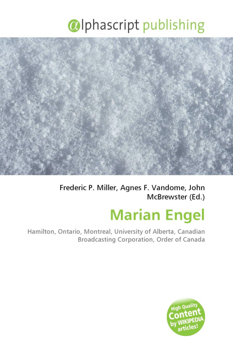 Kniha Marian Engel Agnes F. Vandome