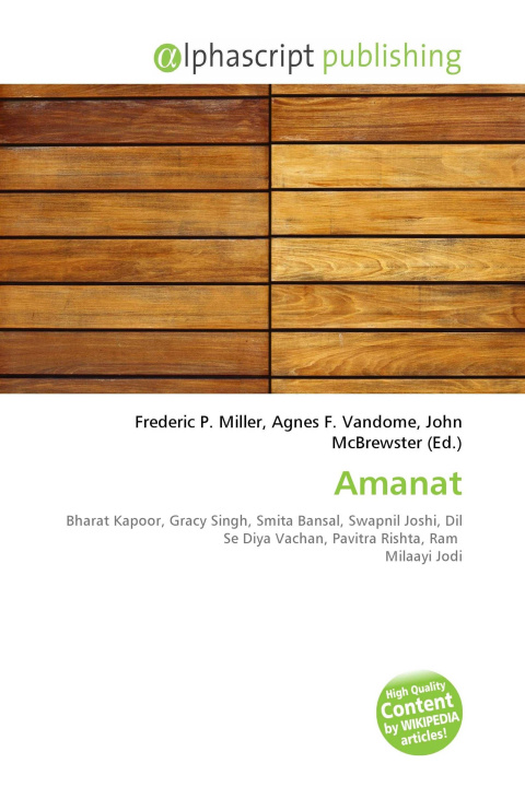 Kniha Amanat Agnes F. Vandome
