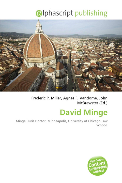 Kniha David Minge Agnes F. Vandome