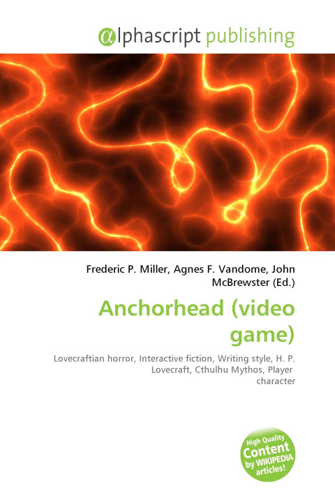 Kniha Anchorhead (video game) Agnes F. Vandome