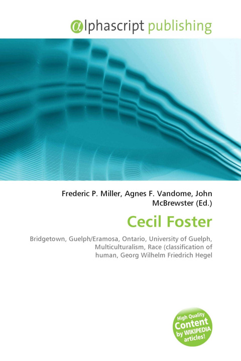 Kniha Cecil Foster Agnes F. Vandome