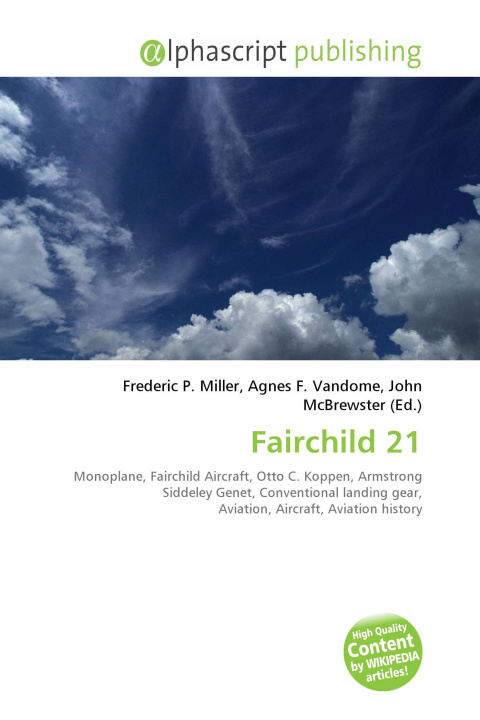Könyv Fairchild 21 Agnes F. Vandome