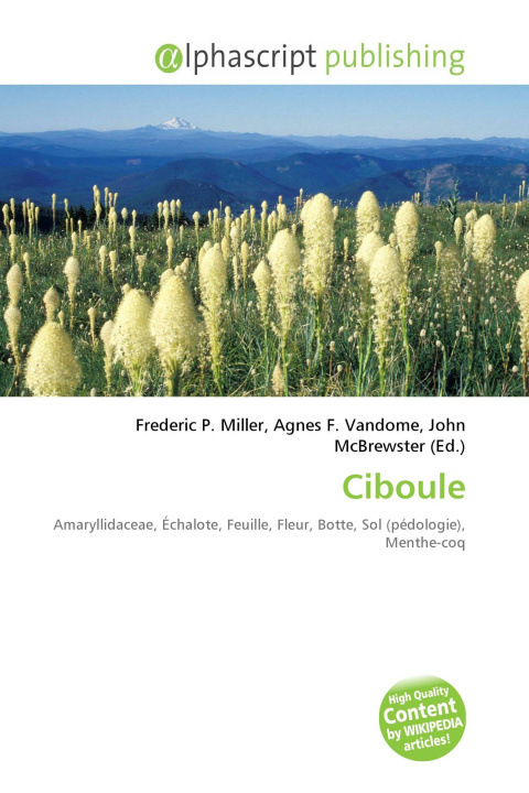 Kniha Ciboule Agnes F. Vandome