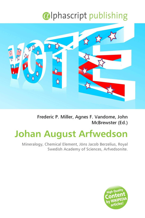 Kniha Johan August Arfwedson Agnes F. Vandome