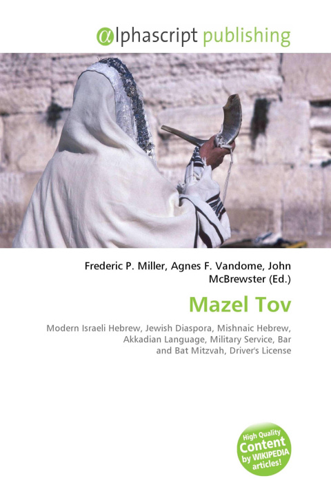Kniha Mazel Tov Agnes F. Vandome
