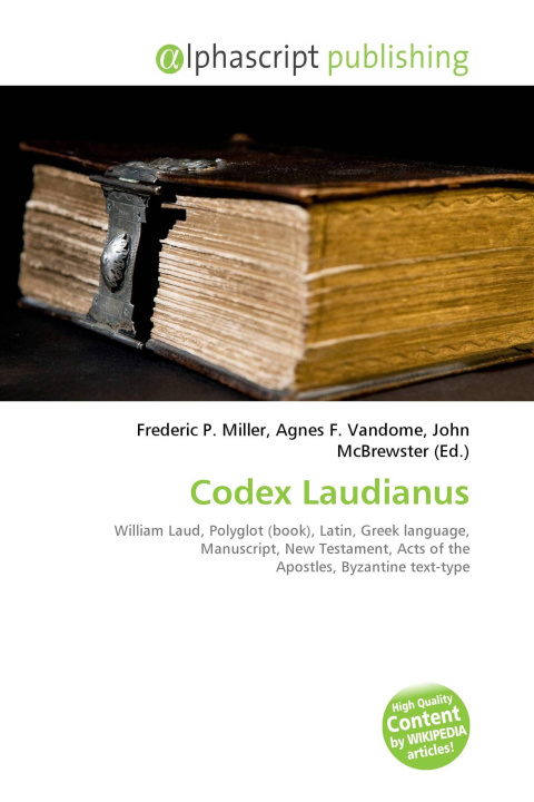 Kniha Codex Laudianus Agnes F. Vandome