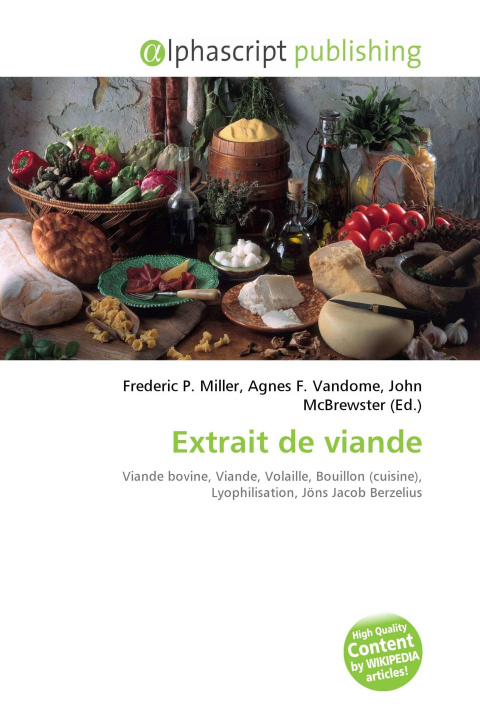 Kniha Extrait de viande Agnes F. Vandome