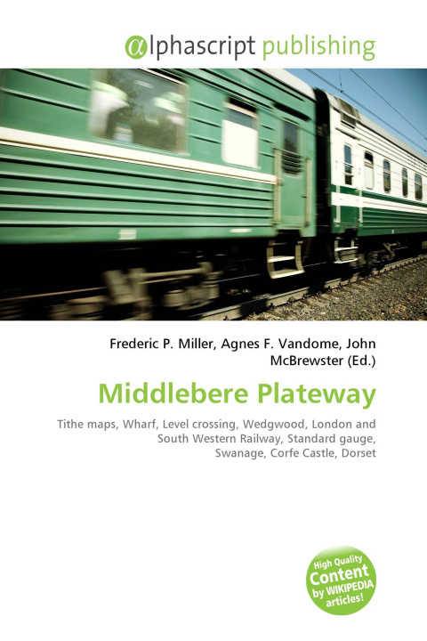 Kniha Middlebere Plateway Agnes F. Vandome