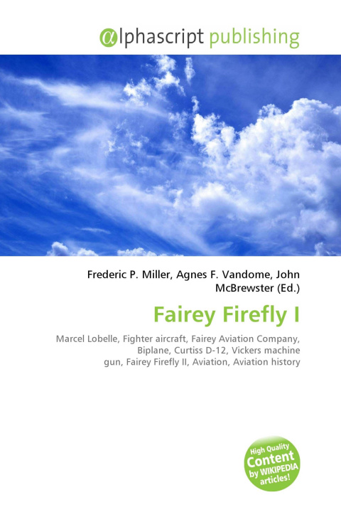 Kniha Fairey Firefly I Agnes F. Vandome