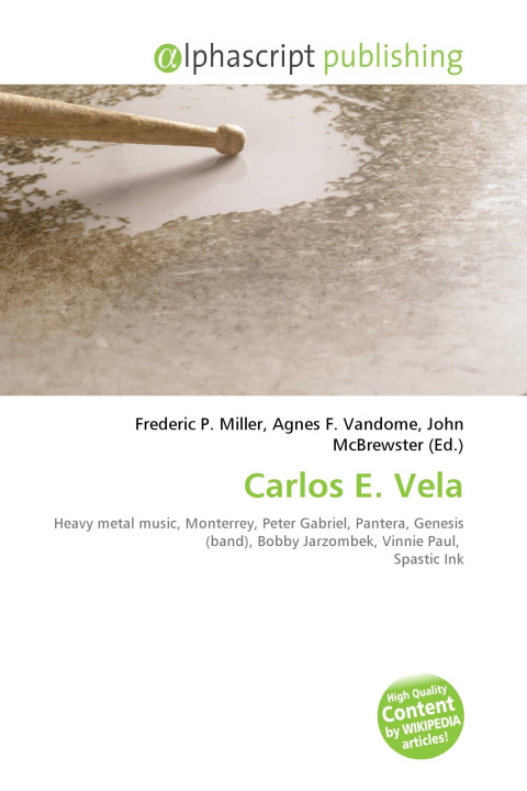 Kniha Carlos E. Vela Agnes F. Vandome