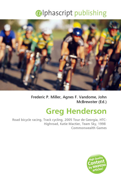 Kniha Greg Henderson Agnes F. Vandome