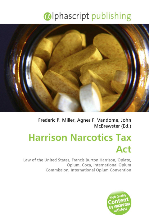 Kniha Harrison Narcotics Tax Act Agnes F. Vandome