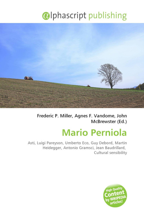 Kniha Mario Perniola Agnes F. Vandome