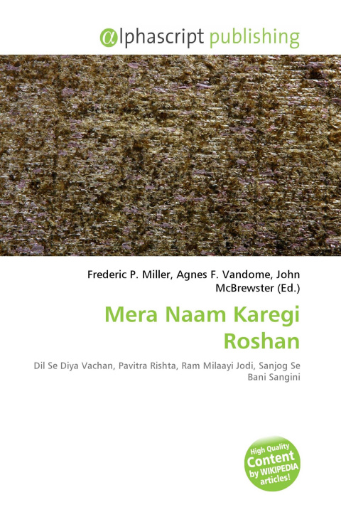 Buch Mera Naam Karegi Roshan Agnes F. Vandome