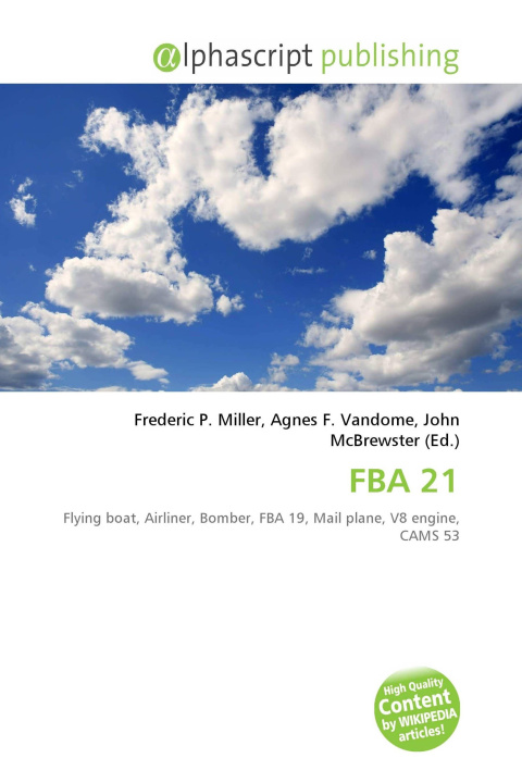 Kniha FBA 21 Agnes F. Vandome