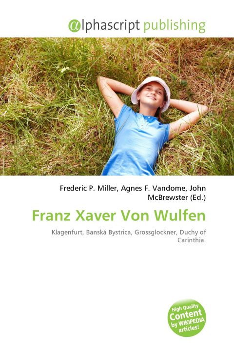 Knjiga Franz Xaver Von Wulfen Agnes F. Vandome