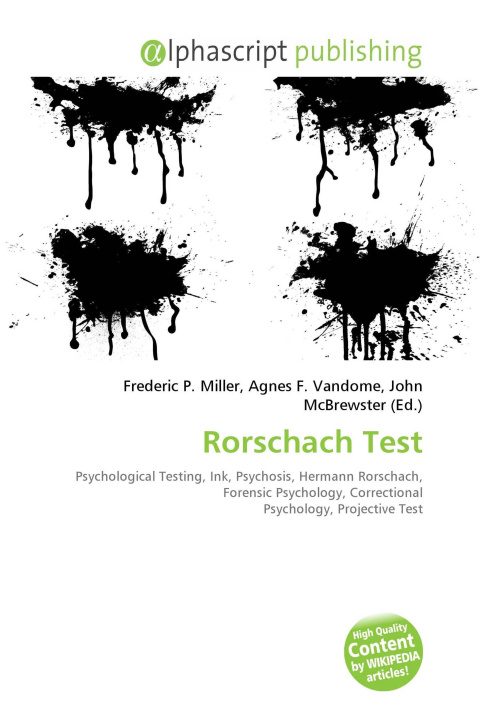 Kniha Rorschach Test Agnes F. Vandome