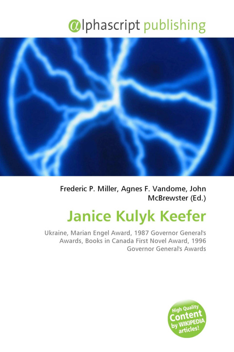 Kniha Janice Kulyk Keefer Agnes F. Vandome
