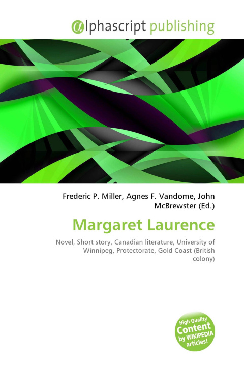 Knjiga Margaret Laurence Agnes F. Vandome