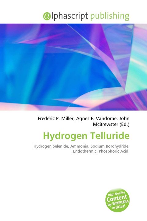 Knjiga Hydrogen Telluride Agnes F. Vandome