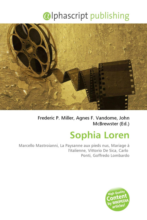 Kniha Sophia Loren Agnes F. Vandome
