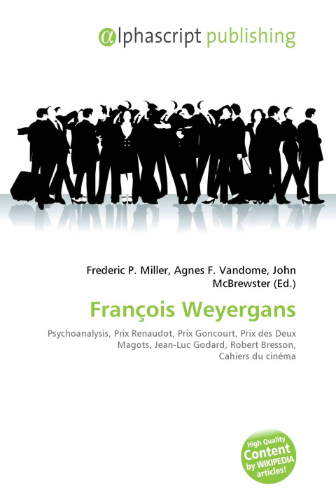 Kniha François Weyergans Agnes F. Vandome