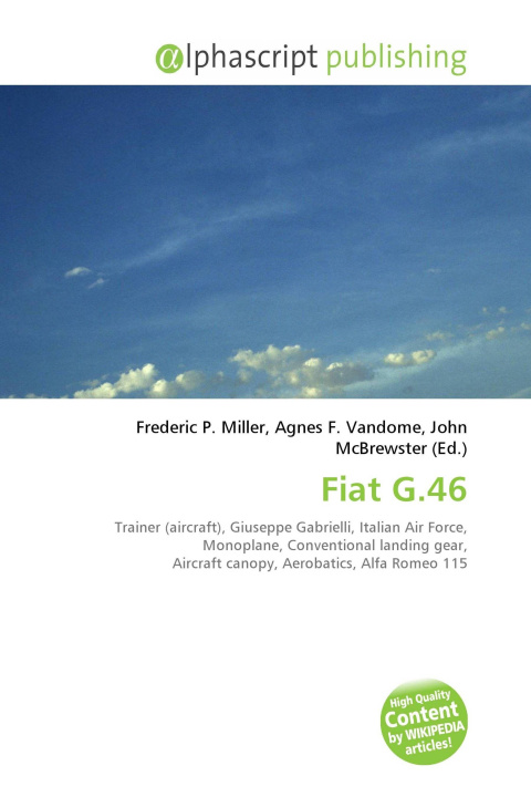 Kniha Fiat G.46 Agnes F. Vandome