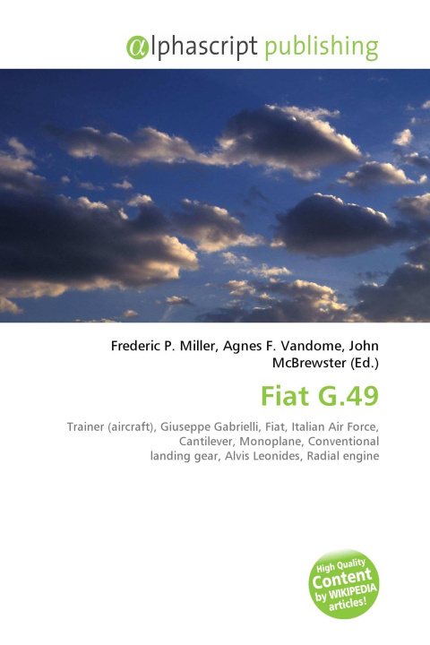 Kniha Fiat G.49 Agnes F. Vandome